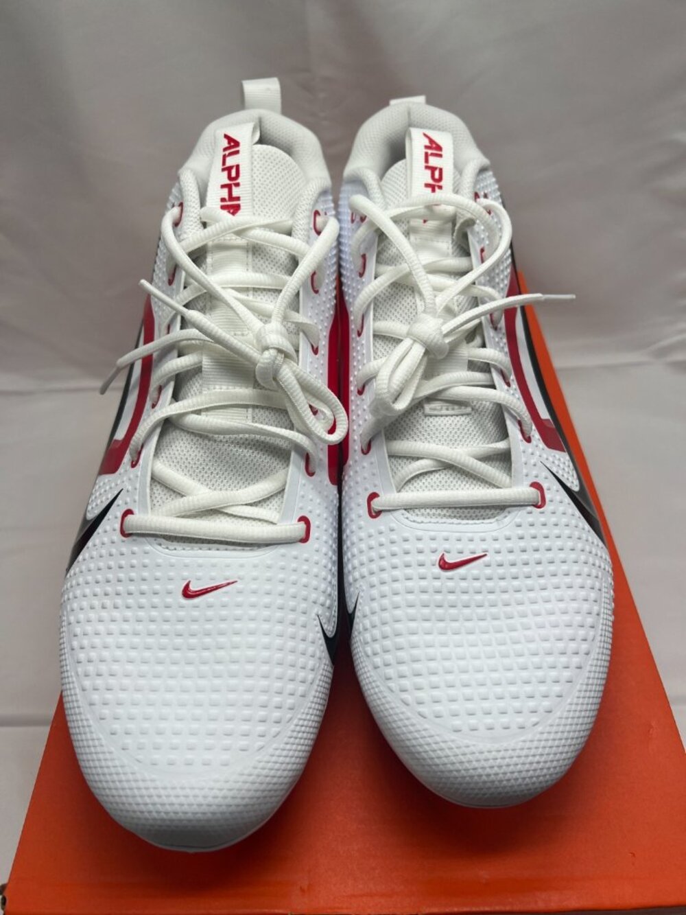 Nike Alpha Menace 4 Varsity Tb Football Cleats Men's Red White Black IB2511-108